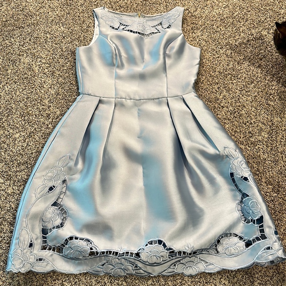 Laser Cut Cocktail Dress